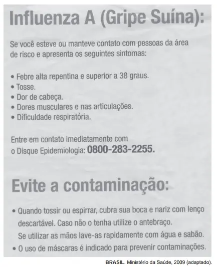 Figura da questão 97 do ENEM 2009