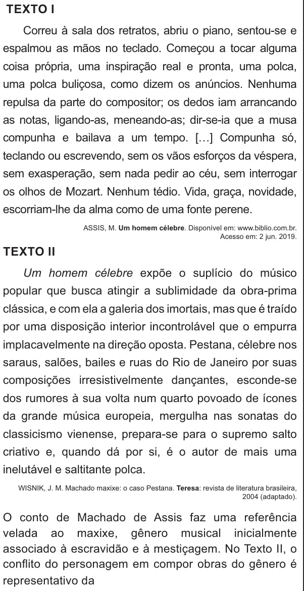 Figura 1 de 2 da questão 15 do ENEM 2021