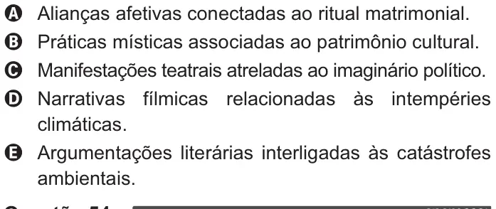 Figura 2 de 2 da questão 53 do ENEM 2021